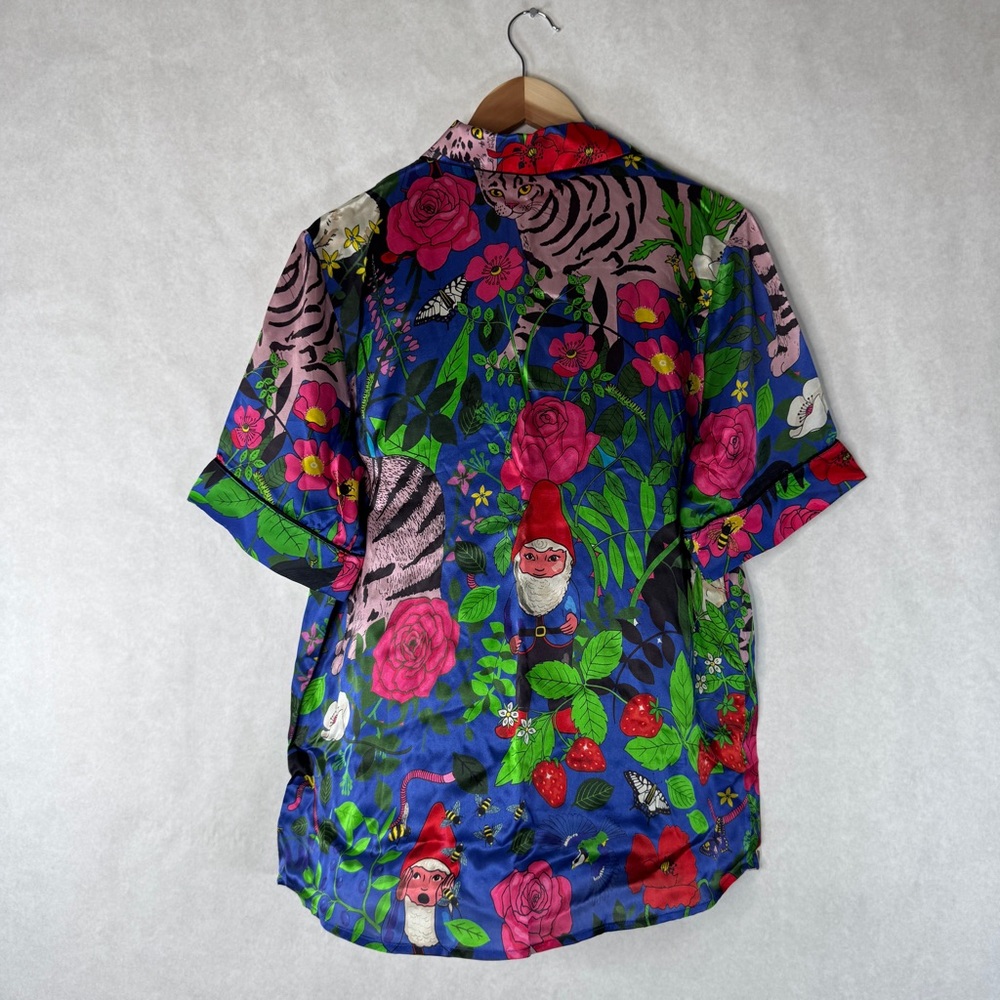 KAREN MABON Garden Gnome Silk Sleep Set - Sz XS - Picture 10 of 16